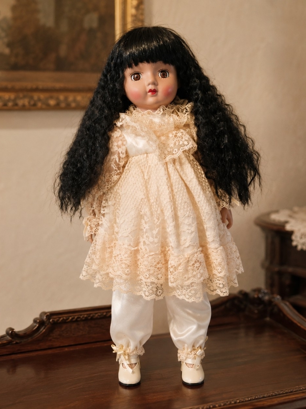 Seymour Mann PS-5 15” Porcelain Doll Limited Edition 1988 COA Box